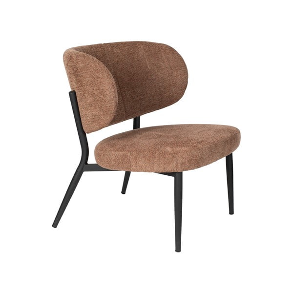 Оранжево-кафяво кресло Sanne – White Label