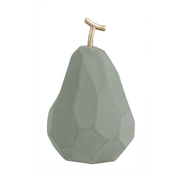 Матова ментовозелена бетонна статуетка Origami Pear - PT LIVING