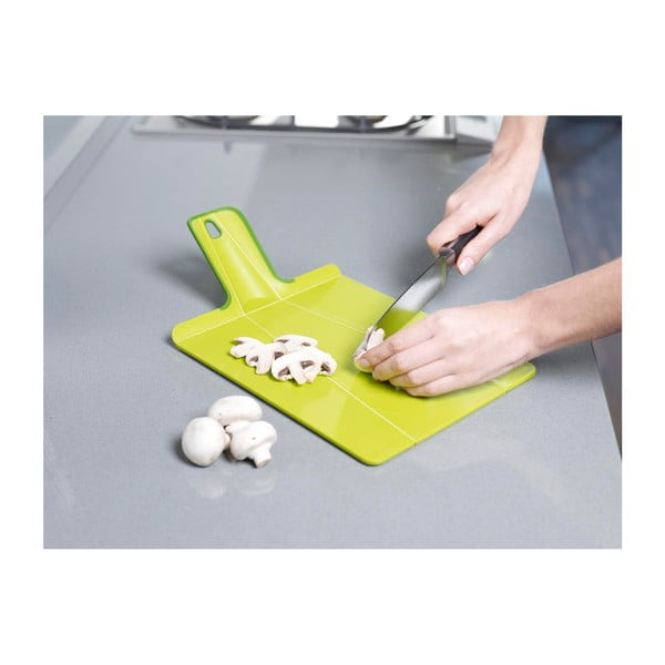 Черна сгъваема дъска за рязане Plus, дължина 38 cm Chop2Pot - Joseph Joseph-image-1