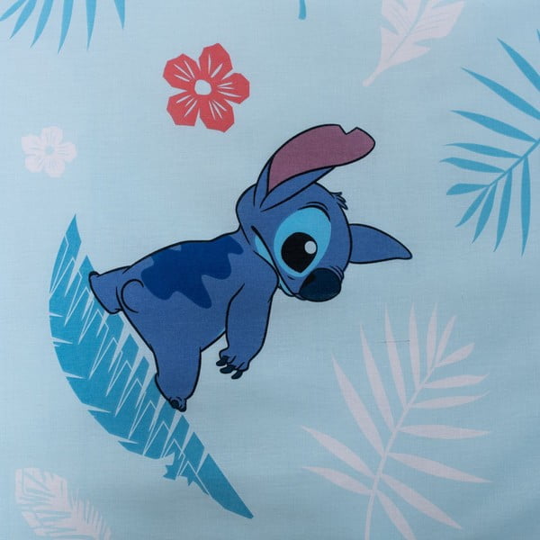 Синьо  единично  памучно детско спално бельо 140x200 cm Lilo and Stitch "Blue"  – Jerry Fabrics-image-4