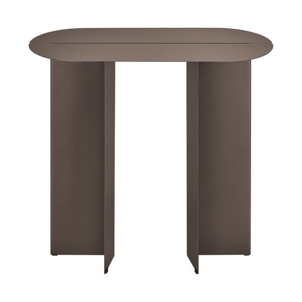 Кафява стоманена конзолна маса 35x80 cm Oru – Blomus