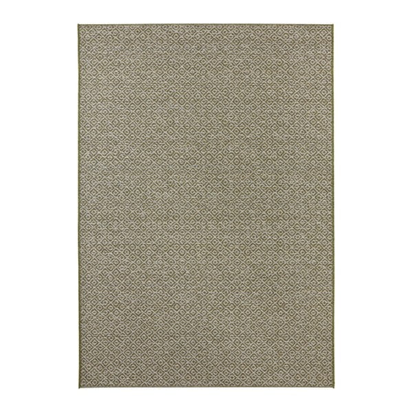 Зелен килим за открито Bloom Croix, 140 x 200 cm - Elle Decoration