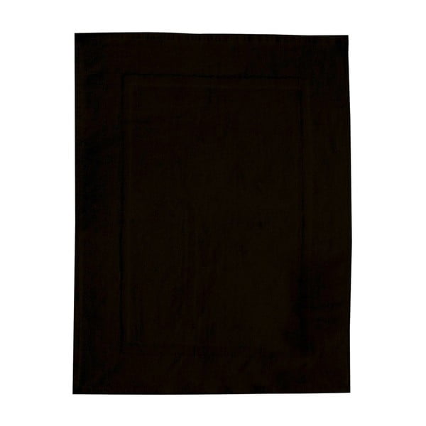 Черна памучна постелка за баня , 50 x 70 cm - Wenko