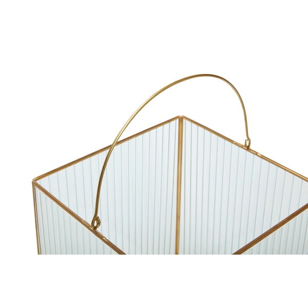 Стъклен фенер 2 бр. (височина 31 cm) Ripple – Hübsch-image-3