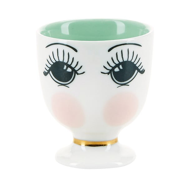 Керамична чаша за яйце с вътрешна глазура в зелено Fairytale - Miss Étoile