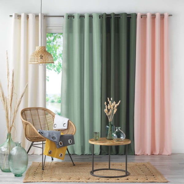 Оранжево перде от микрофибър 140x280 cm Absolu – douceur d'intérieur-image-3