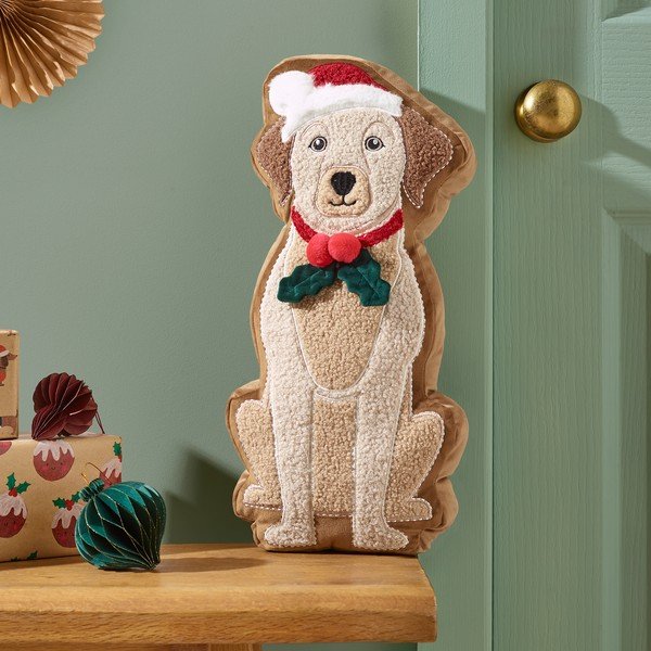 Декоративна възглавница 20x30 cm Christmas Dog – Catherine Lansfield-image-1