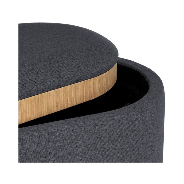 Тъмносива табуретка – Casa Selección-image-1