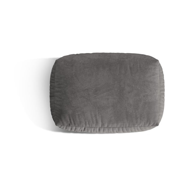 Сива кадифена модулна табуретка Martina – Micadoni -image-2