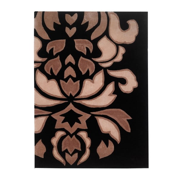 Килим Timeless Ashbourne Black Cream, 80 x 150 cm - Floorita