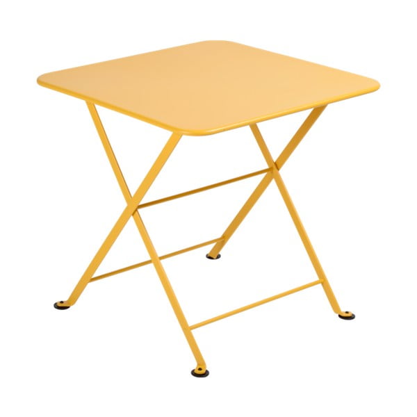 Tom Pouce жълта сгъваема метална маса за деца - Fermob