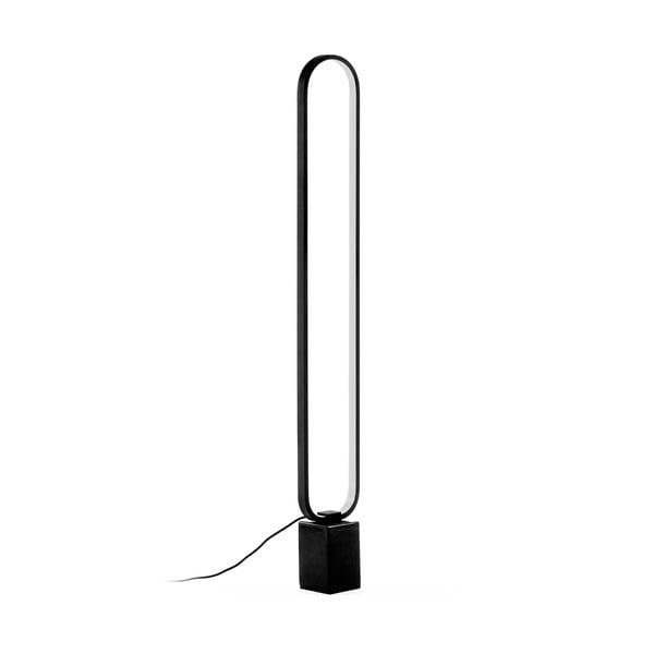 Černá stojací lampa Kave Home Cinta, výška 10 cm