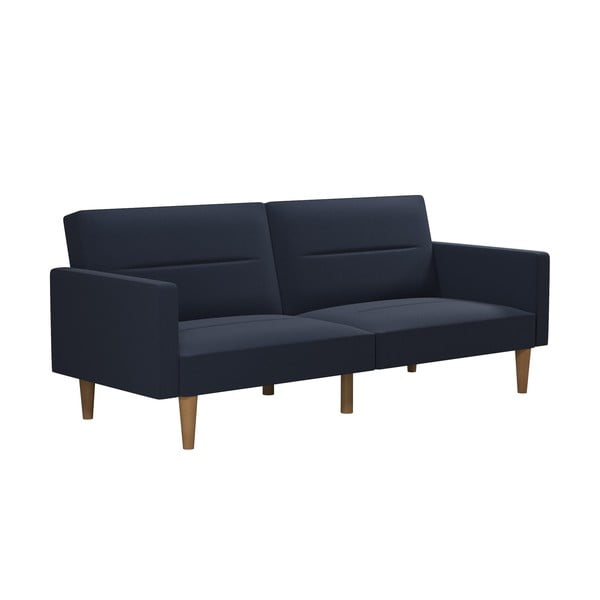 Тъмносин разтегателен диван Mainstays - Støraa-image-2