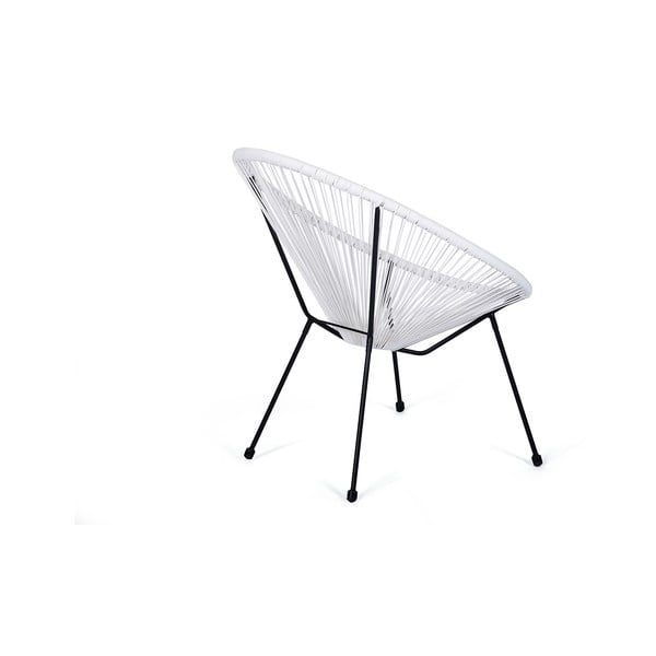 Бял градински стол метален/пластмасов Avocado Comfort – Bonami Selection-image-3