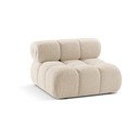 Бежов модул за диван от букле (среден модул) Bellis – Micadoni Home