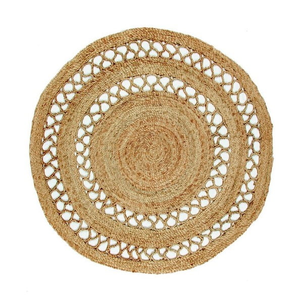 Кръгъл килим от юта Eco Rugs Asako, Ø 120 cm - Eko Halı