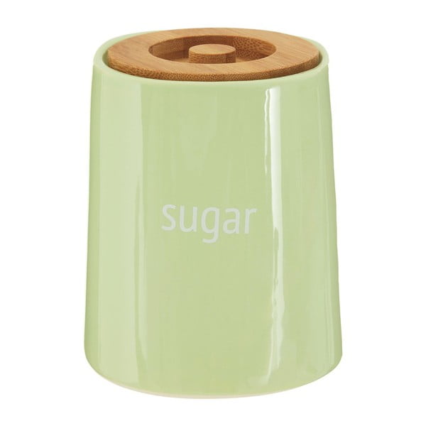 Зелен буркан за захар с бамбуков капак , 800 ml Fletcher - Premier Housewares
