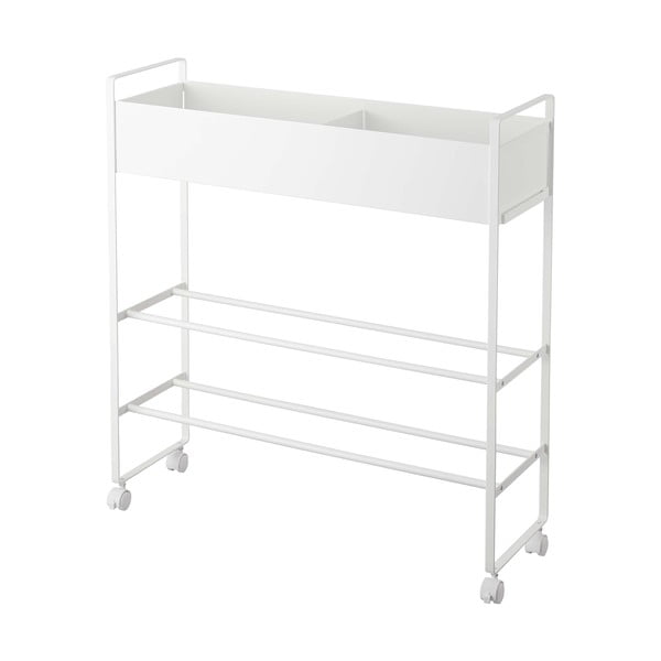 Бяла метална стойка за детски обувки 74,5x74,5x22 cm Tower – YAMAZAKI