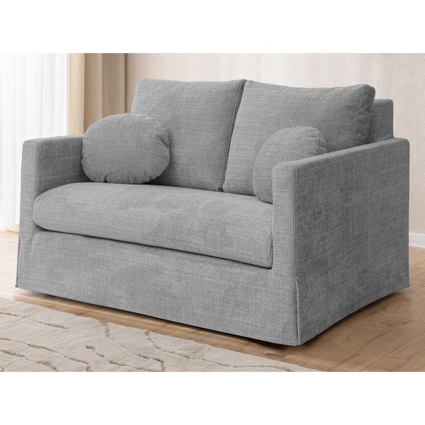 Светлосив диван 140 cm Paphos – Ropez-image-1