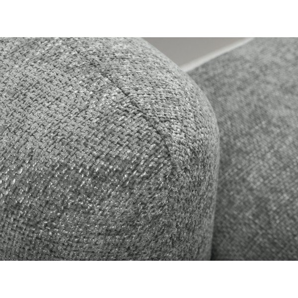 Сив шенилов разтегателен ъглов диван с място за съхранение (десен ъгъл) Mele – Makamii-image-4