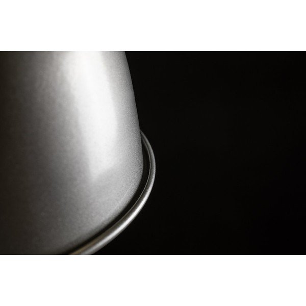 Висящо осветително тяло сребърно с метален абажур ø 22 cm Zenit – GTV-image-1