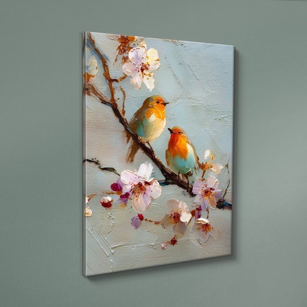Печатна картина с включена рамка 60x80 cm Robins – Styler-image-3
