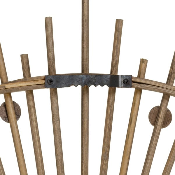 Стенно огледало бамбуково ø 70 cm Sol – Ixia-image-3