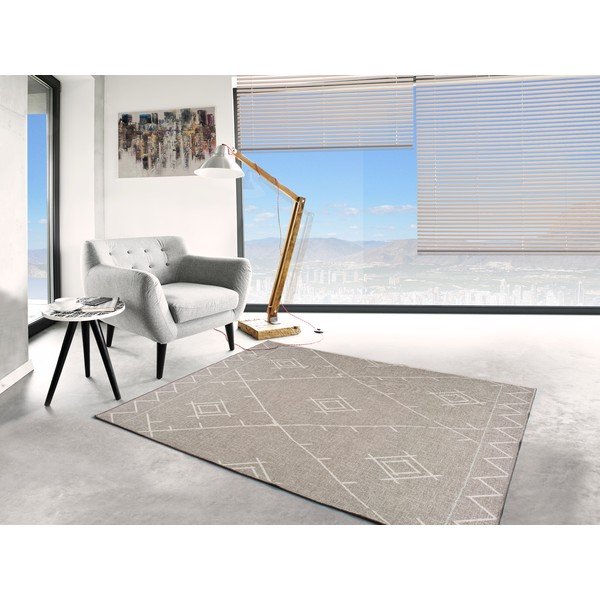Сив килим Lino Line, 80 x 150 cm - Universal-image-2