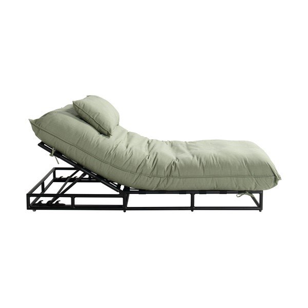 Зелен градински шезлонг с възглавници в цвят мента Exclusive Emma - Hartman-image-3