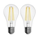 Топли бели LED комплект крушки 2 бр. E27, 6 W – EMOS