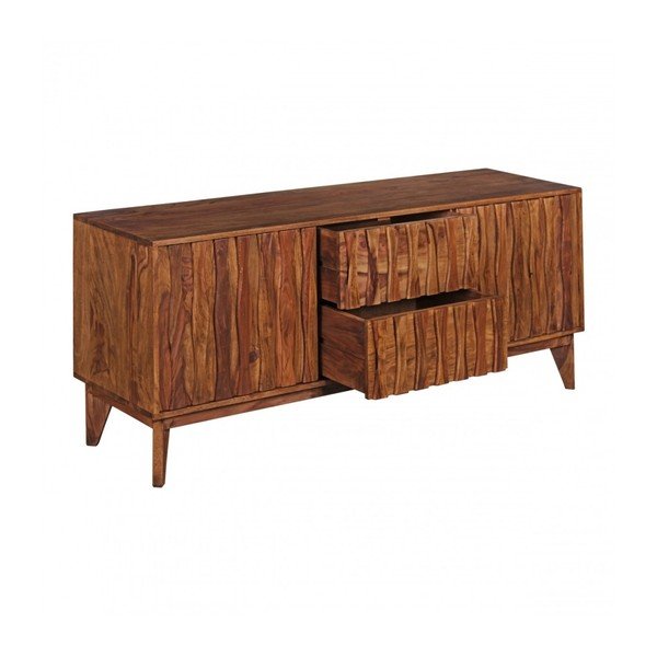 Сундук от масивна дървесина от шишам BELUR - Skyport-image-2