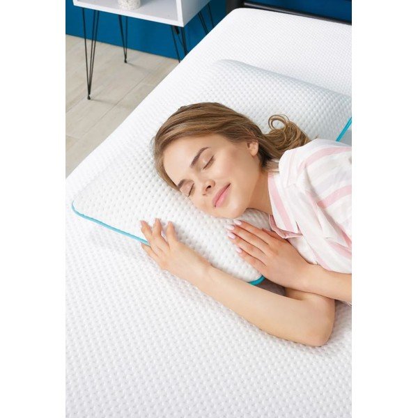 Анатомична възглавница с пълнеж от мемори пяна 35x65 cm – Mila Home-image-1