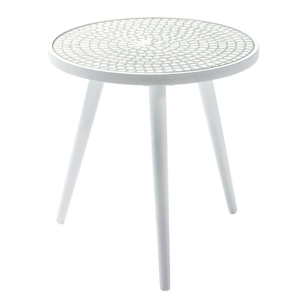 Bílý odkládací stolek Kare Design Teatime