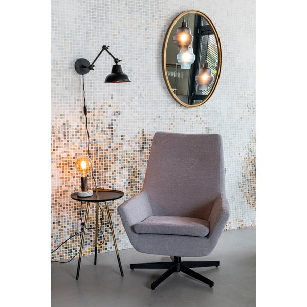 Черна стенна лампа Xavi – White Label-image-2