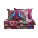 Лилаво единично  спално бельо от памучен сатен 135x200 cm Xanadu Peacock – Matthew Williamson