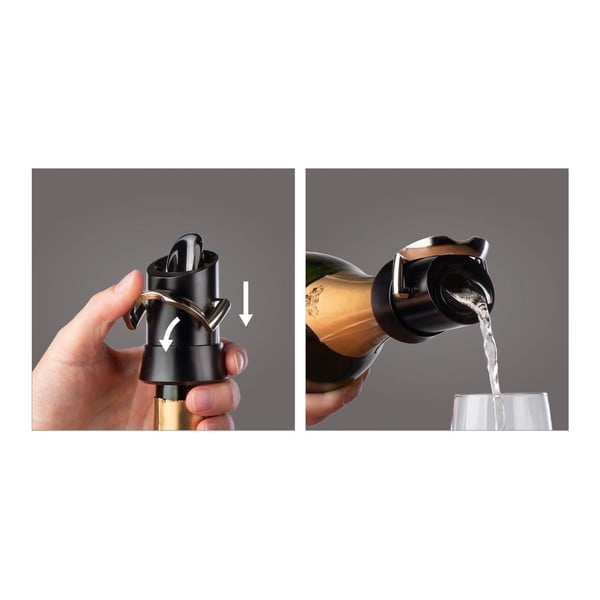 Запушалка за шампанско от неръждаема стомана – VacuVin-image-3