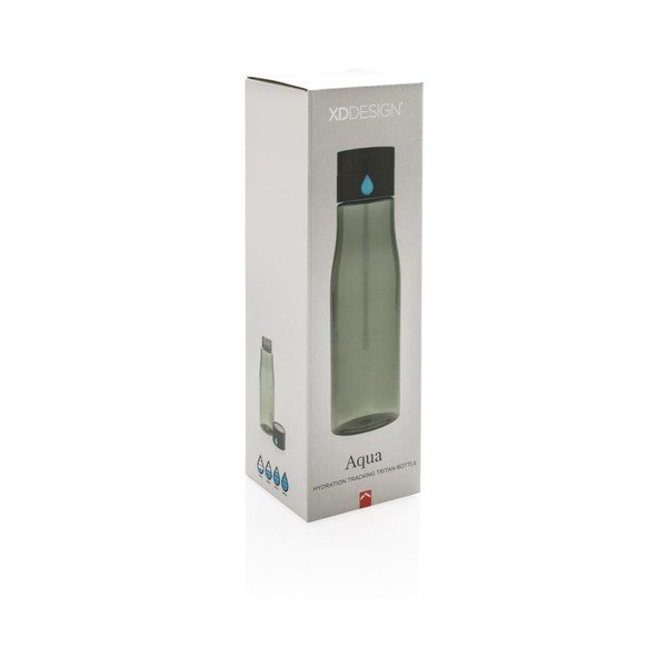 Černá cestovní láhev XD Design Aqualicious, 600 ml-image-3