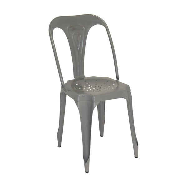 Kovová židle Grey Metal