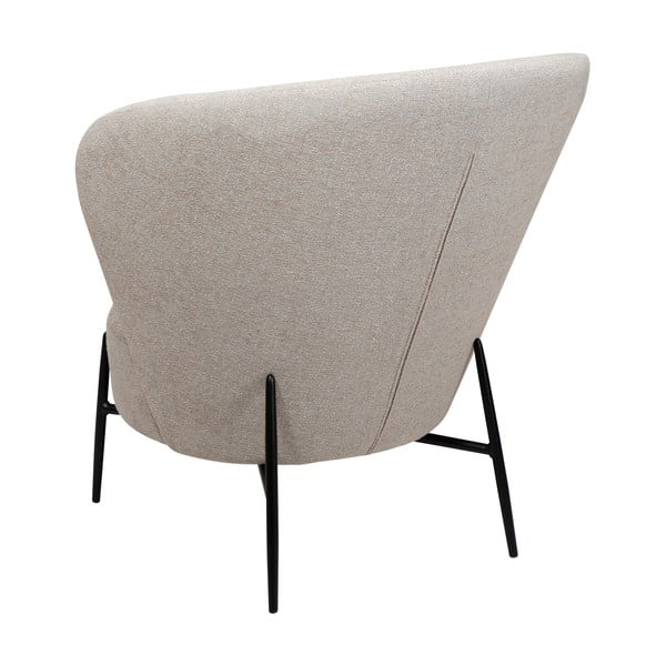 Бежово кресло от плат букле Orbit – DAN-FORM Denmark-image-1