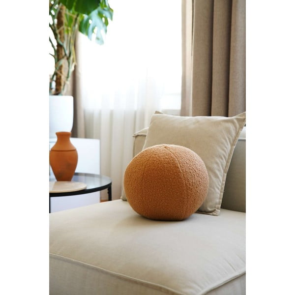 Декоративна възглавница от букле ø 25 cm Top – Mioli Decor-image-3