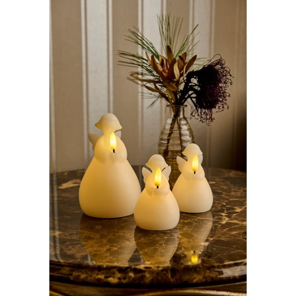 Бяла светлинна декорация ø 9,5 cm Lucia - Sirius-image-2