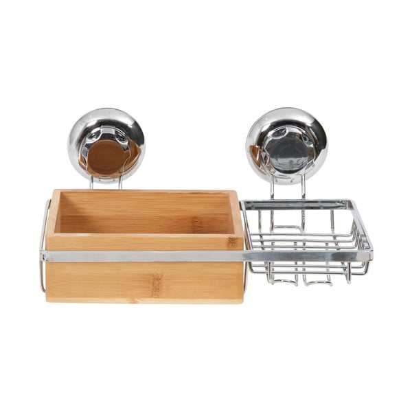 Бамбукова кошница за стена със сапун Spa - Compactor-image-4