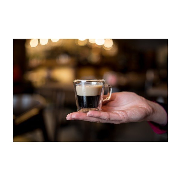 Стъклени чаши в комплект 2 бр. за еспресо/с двойни дъна 80 ml Diva – Vialli Design-image-3