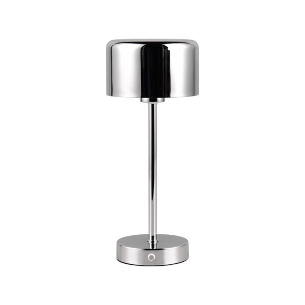 LED настолна лампа с възможност за димиране в лъскаво сребро (височина 30 cm) Jeff - Trio