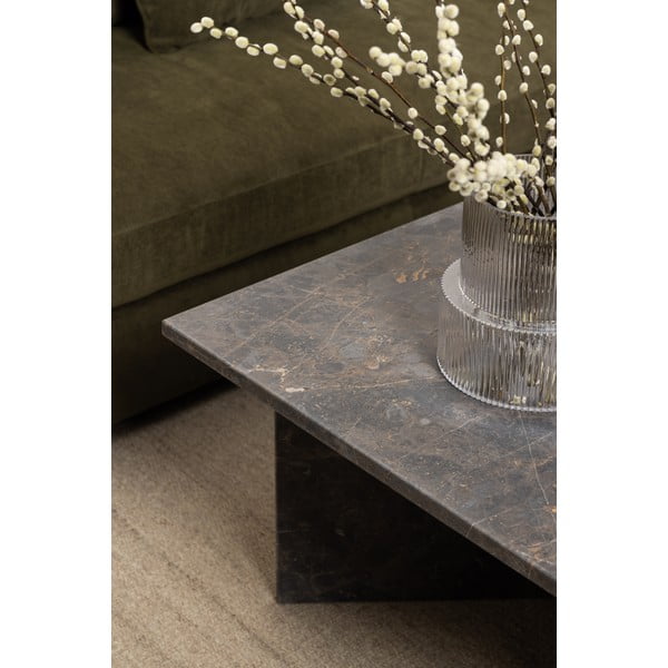 Черна мраморна масичка за кафе 70x140 cm Vega – Actona-image-1