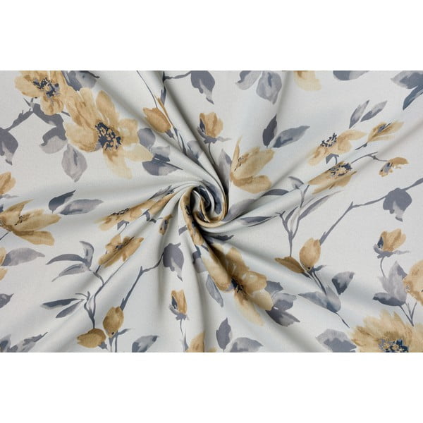 Кремаво-жълта завеса 210x245 cm Cefalu - Mendola Fabrics-image-1