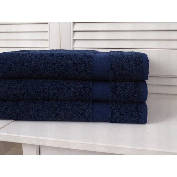 Тъмносиня хавлиена кърпа 70x140 cm Adria - B.E.S.-image-1