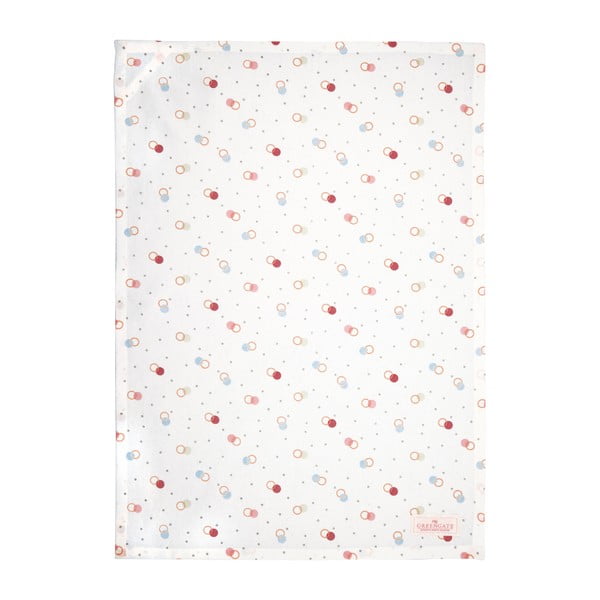 Бяла памучна кърпа за чай , 50 x 70 cm Kylie - Green Gate