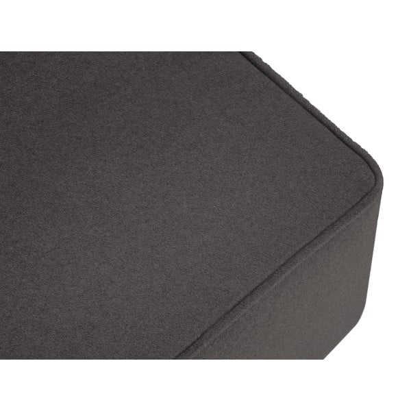 Черен пуф Ophelia - Windsor & Co Sofas-image-1