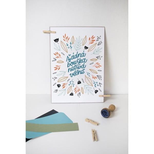 Отпечатване на мотива Няма буря, която да трае вечно , формат A4 - Printintin-image-1